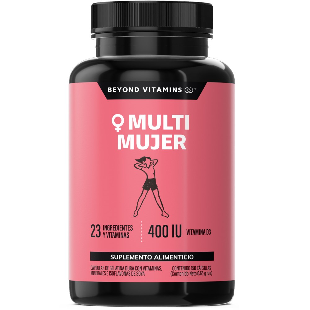 Multivitamínico para Mujeres Beyond Vitamins MULTI-WOMEN-150 con 24 Ingredientes y Vitaminas 150 Cápsulas