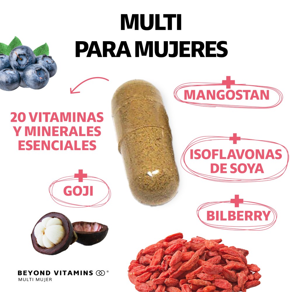 Foto 4 pulgar | Multivitamínico para Mujeres Beyond Vitamins MULTI-WOMEN-150 con 24 Ingredientes y Vitaminas 150 Cápsulas