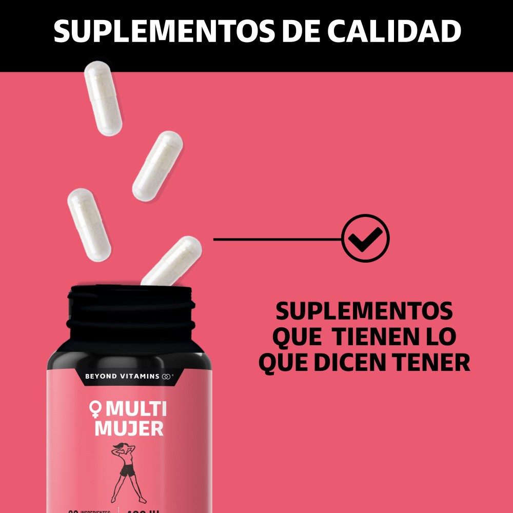 Foto 6 | Multivitamínico para Mujeres Beyond Vitamins MULTI-WOMEN-150 con 24 Ingredientes y Vitaminas 150 Cápsulas