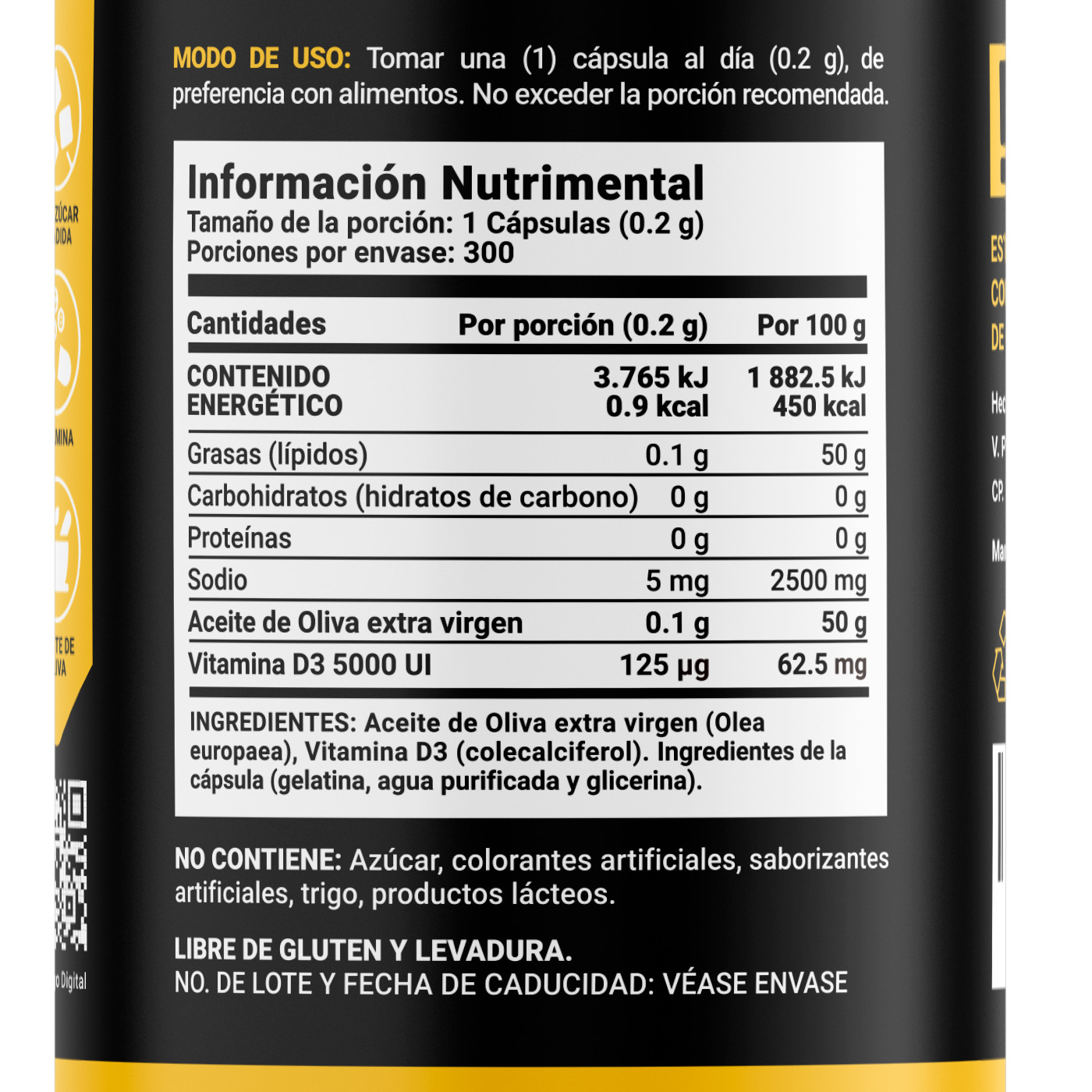 Foto 3 pulgar | Suplemento Alimenticio B Life D3 300 Cápsulas