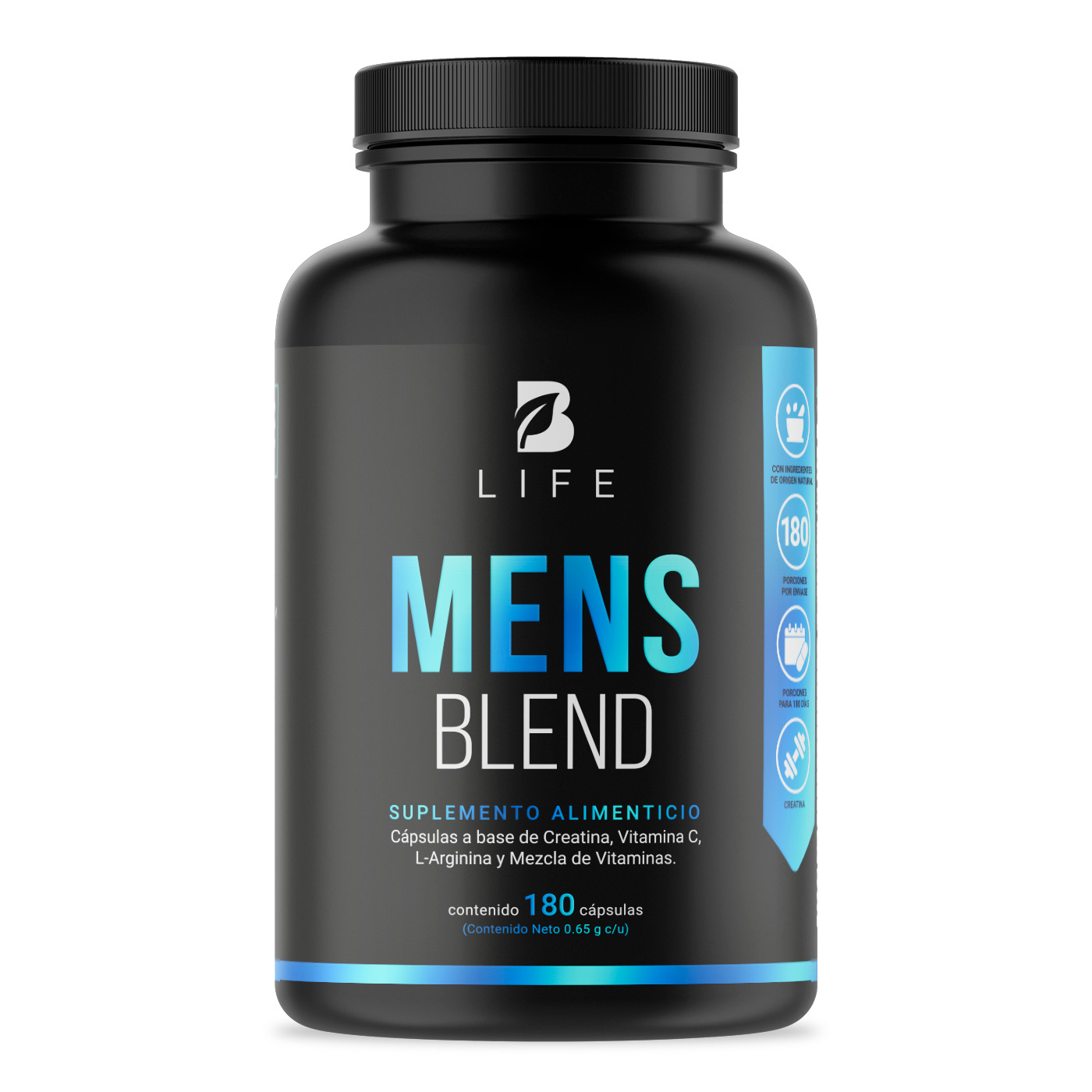 Foto 2 pulgar | Vitaminas para Hombre Ingredientes Naturales en 180 Cápsulas Mens Blend B Life
