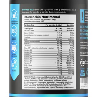 Foto 2 | Vitaminas para Hombre Ingredientes Naturales en 180 Cápsulas Mens Blend B Life