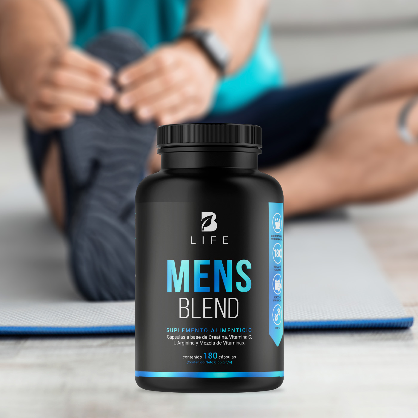 Foto 9 pulgar | Vitaminas para Hombre Ingredientes Naturales en 180 Cápsulas Mens Blend B Life