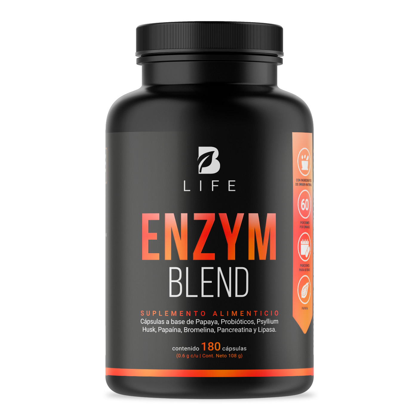 Foto 1 | Suplemento Alimenticio B Life Enzym Blend 180 Cápsulas