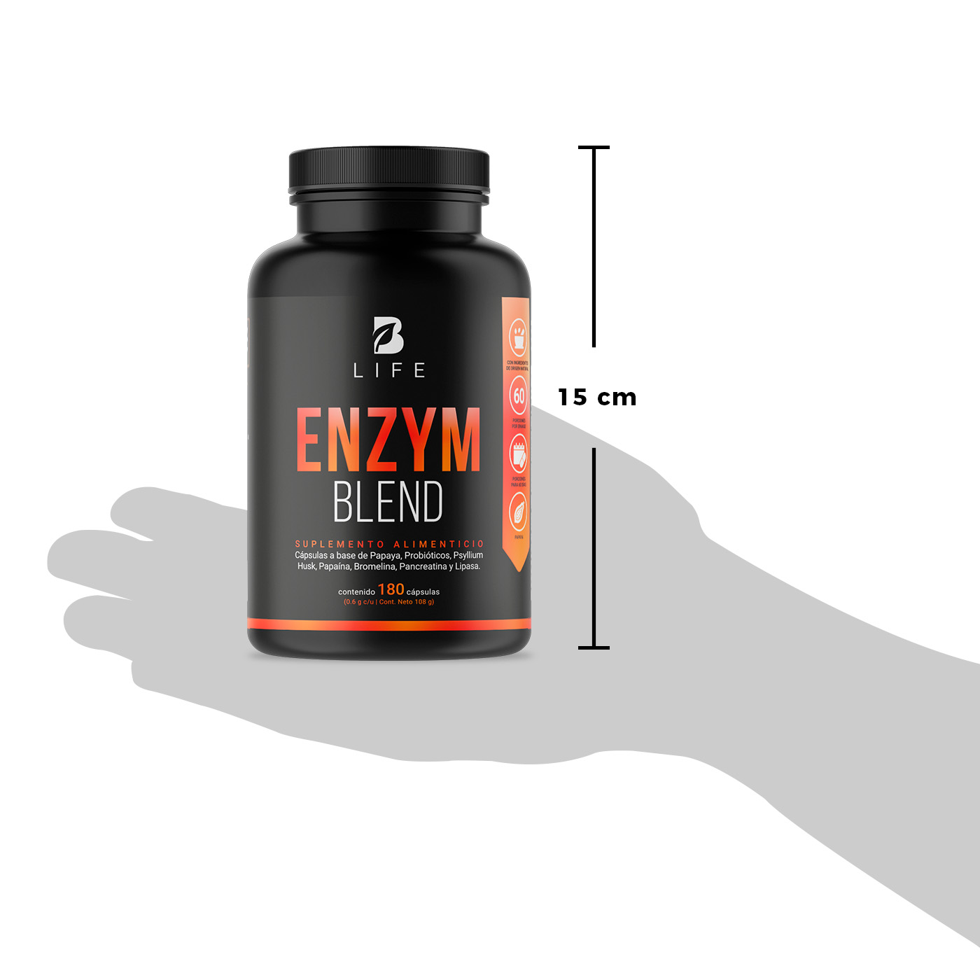 Foto 7 | Suplemento Alimenticio B Life Enzym Blend 180 Cápsulas