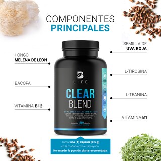 Foto 4 | Nootropico, Concentración Claridad Mental B Life.