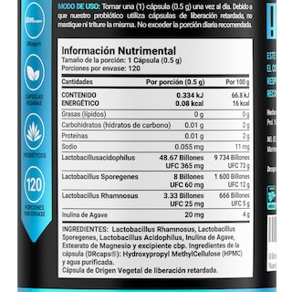 Foto 2 | Suplemento Alimenticio B Life 60 Billion Probiotics 120 Cápsulas