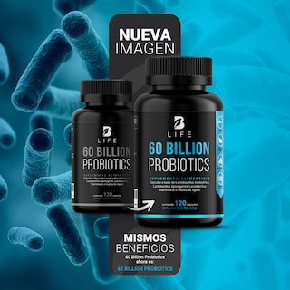 Foto 3 | Suplemento Alimenticio B Life 60 Billion Probiotics 120 Cápsulas