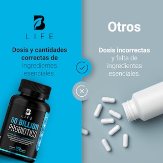Foto 6 | Suplemento Alimenticio B Life 60 Billion Probiotics 120 Cápsulas