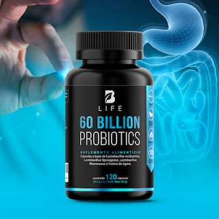 Foto 8 | Suplemento Alimenticio B Life 60 Billion Probiotics 120 Cápsulas