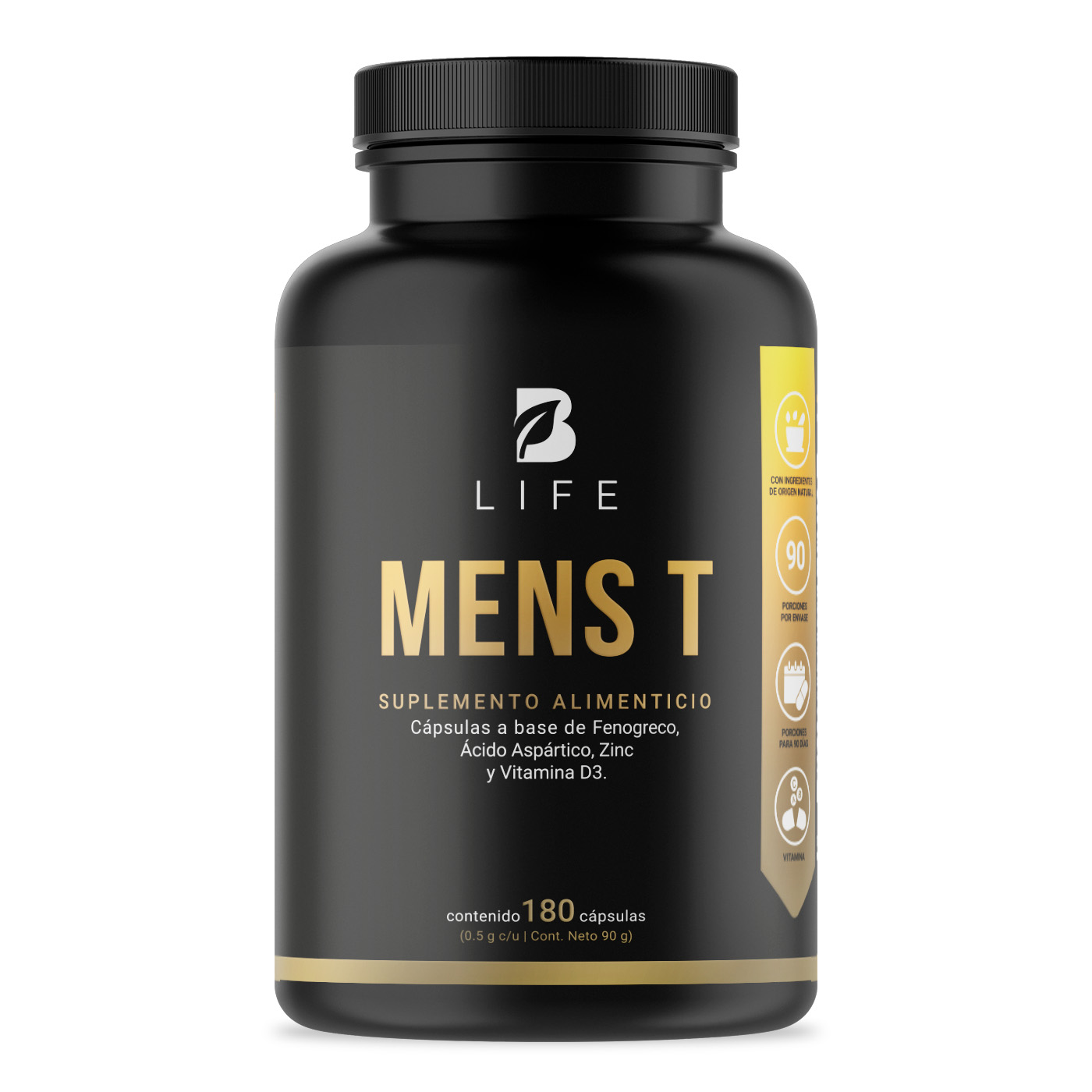Suplemento Alimenticio B Life Testosterona 180 Cápsulas