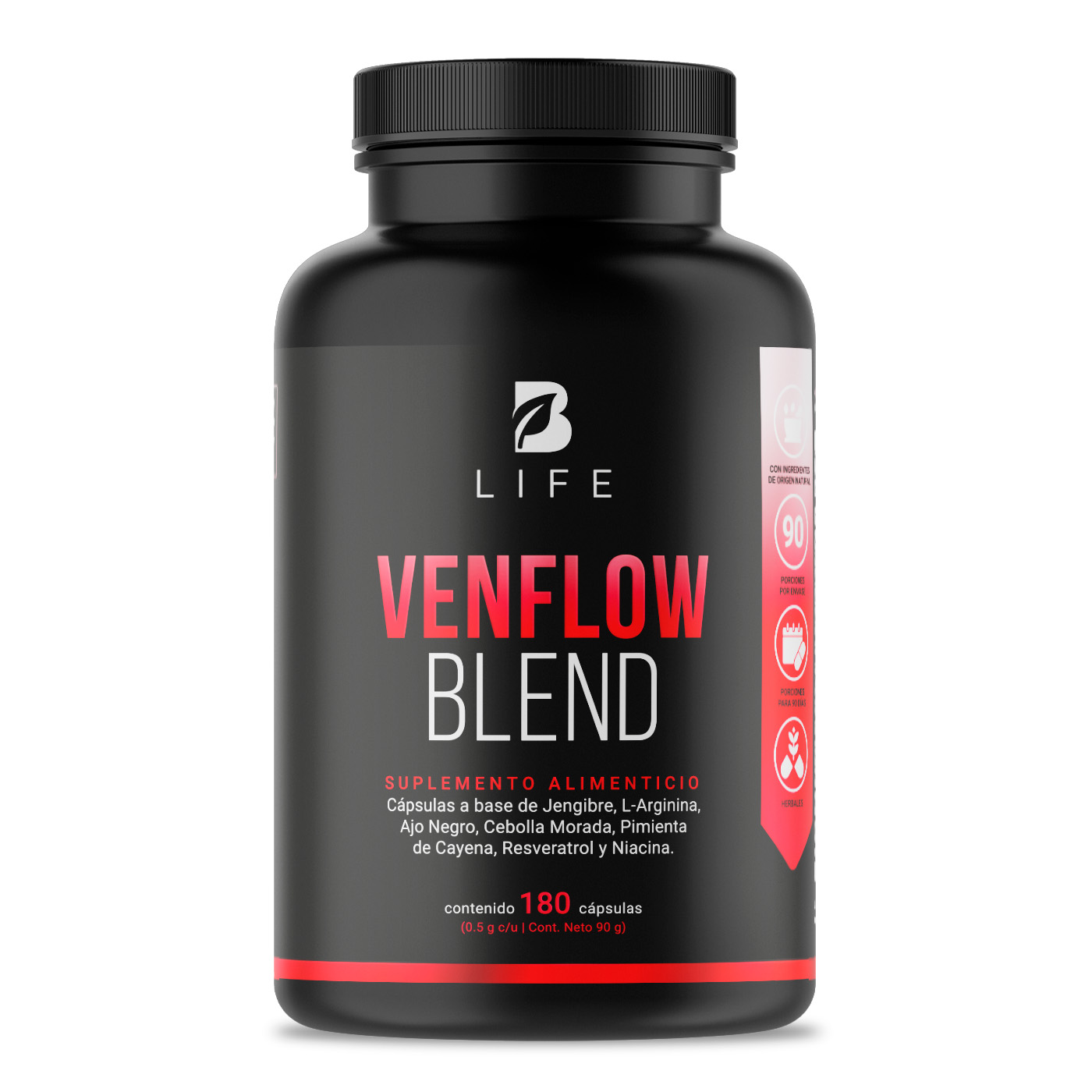 Foto 2 pulgar | Venflow Blend de 180 Cápsulas Ingredientes Naturales. Venflow Blend B Life