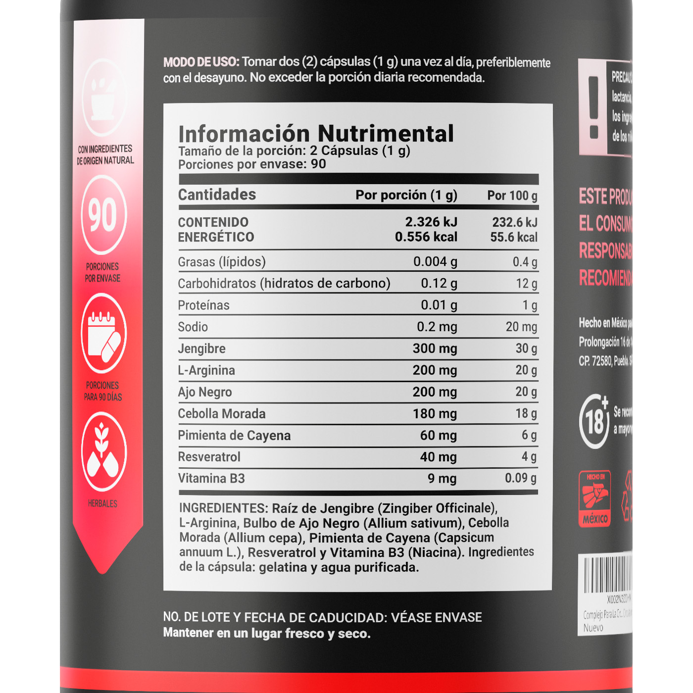 Foto 2 | Venflow Blend de 180 Cápsulas Ingredientes Naturales. Venflow Blend B Life