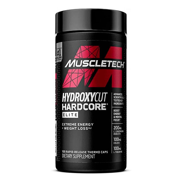 Foto 2 pulgar | Hydroxycut Hardcore Elite Termogénico en Pote Muscletech con 100 Capsulas