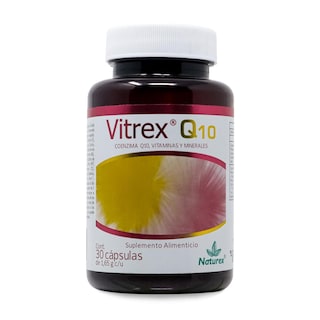 Foto 1 | Vitrex Q 10 Coenzima Q10 Vitamina Y Minerales 30 Caps 1.65g C/u Naturex