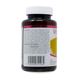 Foto 2 | Vitrex Q 10 Coenzima Q10 Vitamina Y Minerales 30 Caps 1.65g C/u Naturex