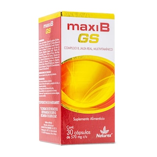 Foto 2 | Suplemento Alimenticio Multivitamínico Naturex Maxi B con 30 Cápsulas