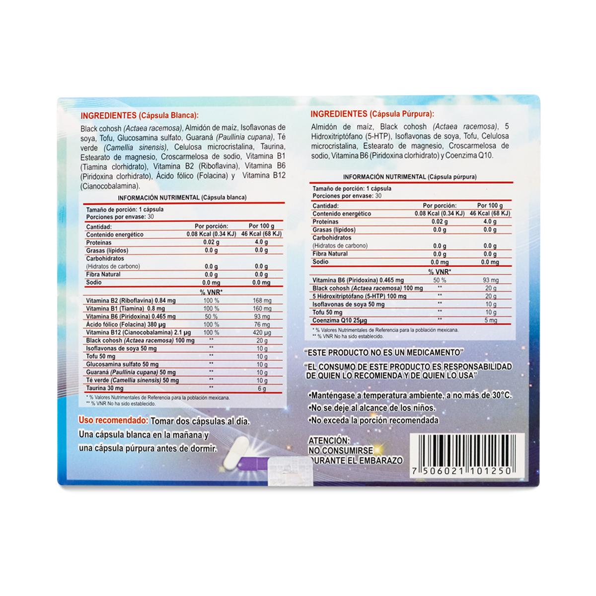 Foto 4 pulgar | Capsulas de Mezcla Herbal y Vitaminas Xtrofex Naturech con 60 Capsulas de 500 Mg