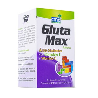 Foto 2 | Suplemento Alimenticio con Ácido Glutámico, Complejo B y Vitamina C Cmd Laboratorio Glutamax 60 Tabletas