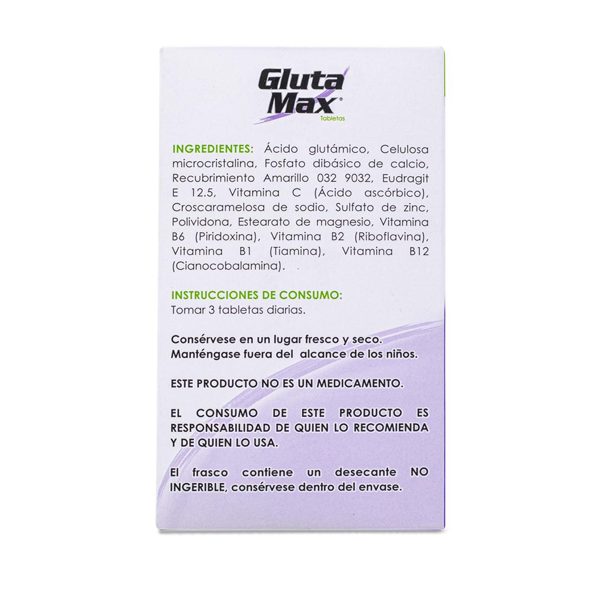 Foto 3 | Suplemento Alimenticio con Ácido Glutámico, Complejo B y Vitamina C Cmd Laboratorio Glutamax 60 Tabletas