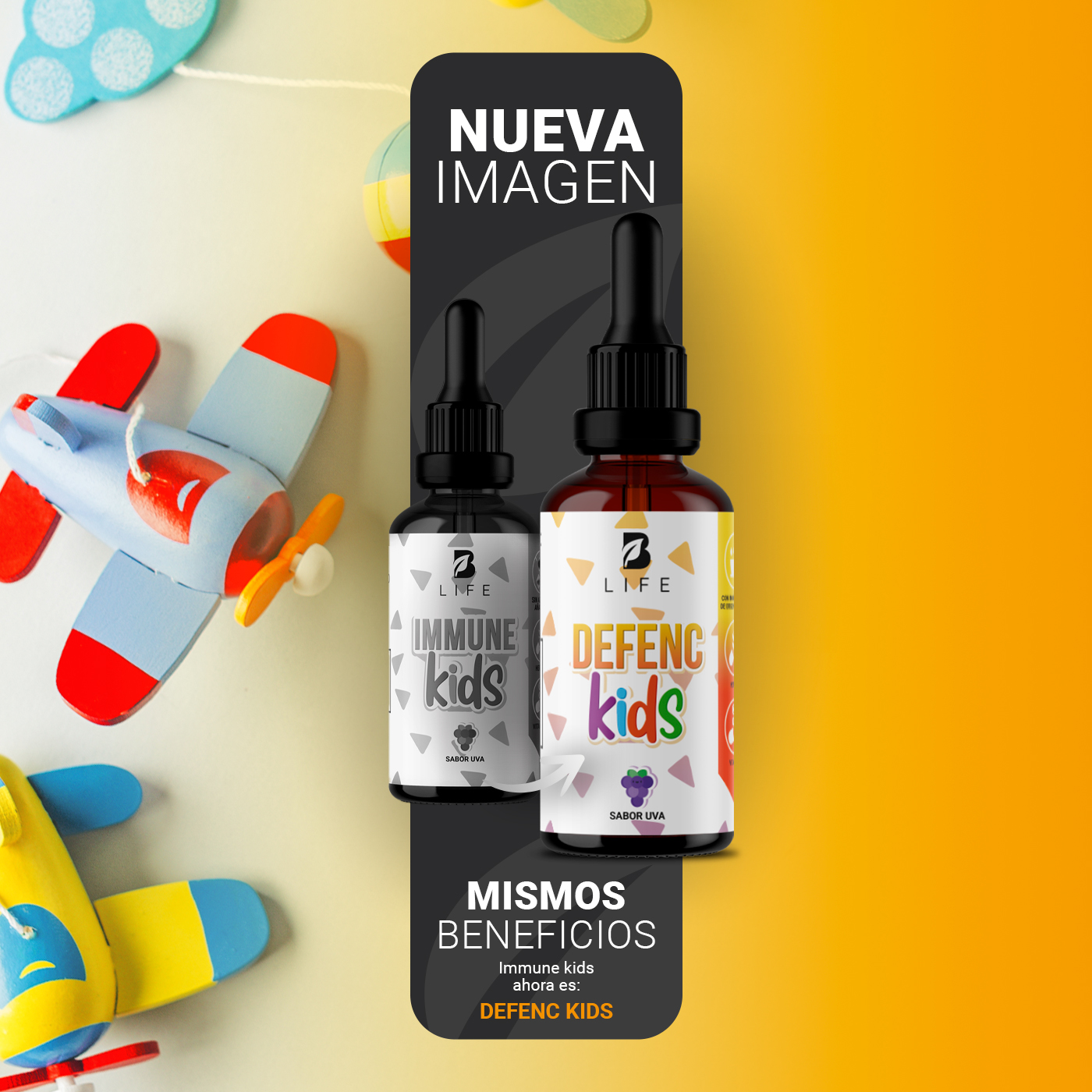 Foto 4 pulgar | Fórmula Sistema Inmune Liquido en Gotas para Niños B Life