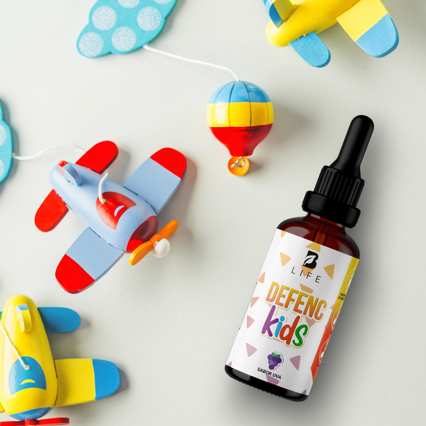 Foto 9 pulgar | Fórmula Sistema Inmune Liquido en Gotas para Niños B Life