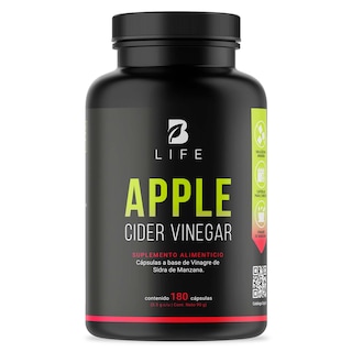 Foto 1 | Vinagre de Sidra de Manzana de 180 Cápsulas 500 mg Ingredientes Naturales Apple Cider Vinegar B Life