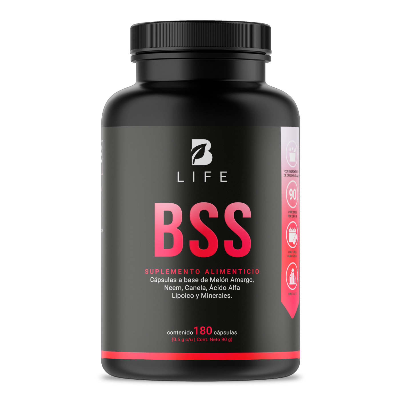 Foto 1 | BSS Blend Mezcla de Melón Amargo Ácido Alfa Lipoico 180 Cápsulas