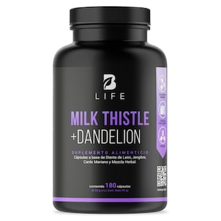 Foto 1 | Suplemento B Life Milk Thistle con Dandelion 180 Cápsulas