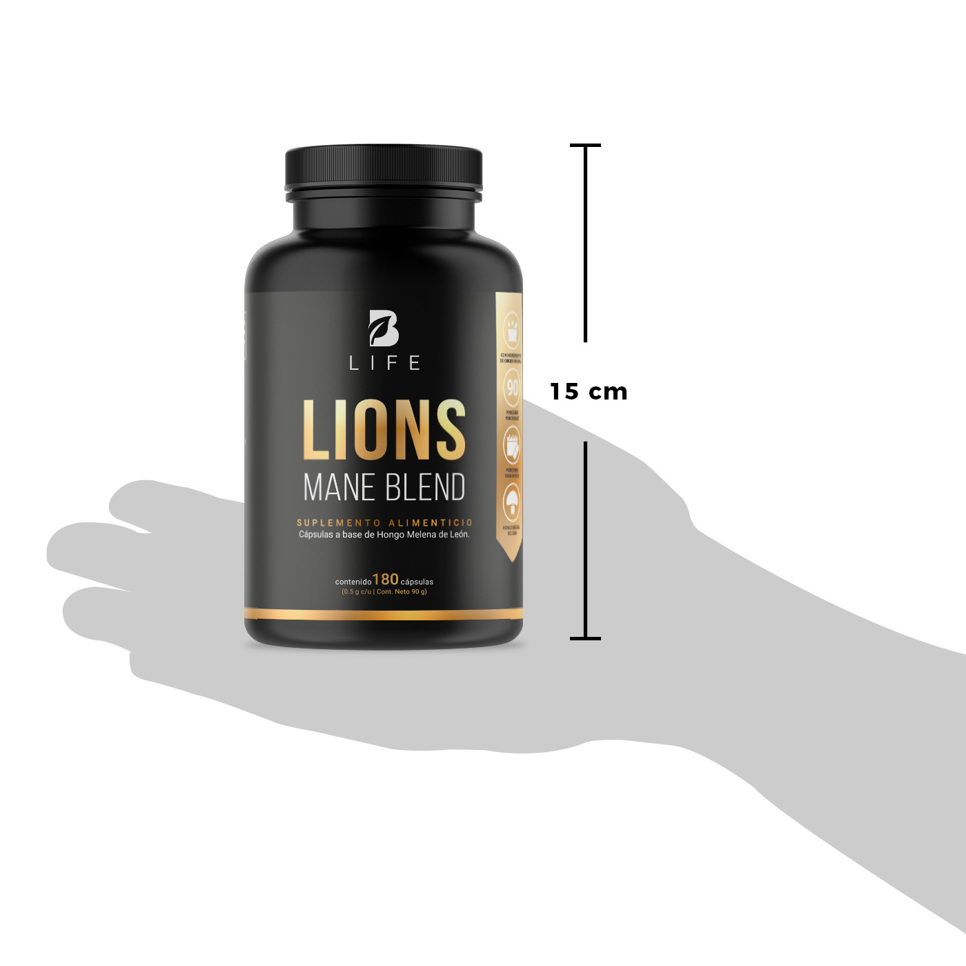 Foto 8 pulgar | Suplemento Alimenticio B Life Lions Mane Blend 180 Cápsulas