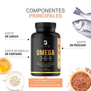Foto 4 | Omega 3 - 6 - 9 B Life