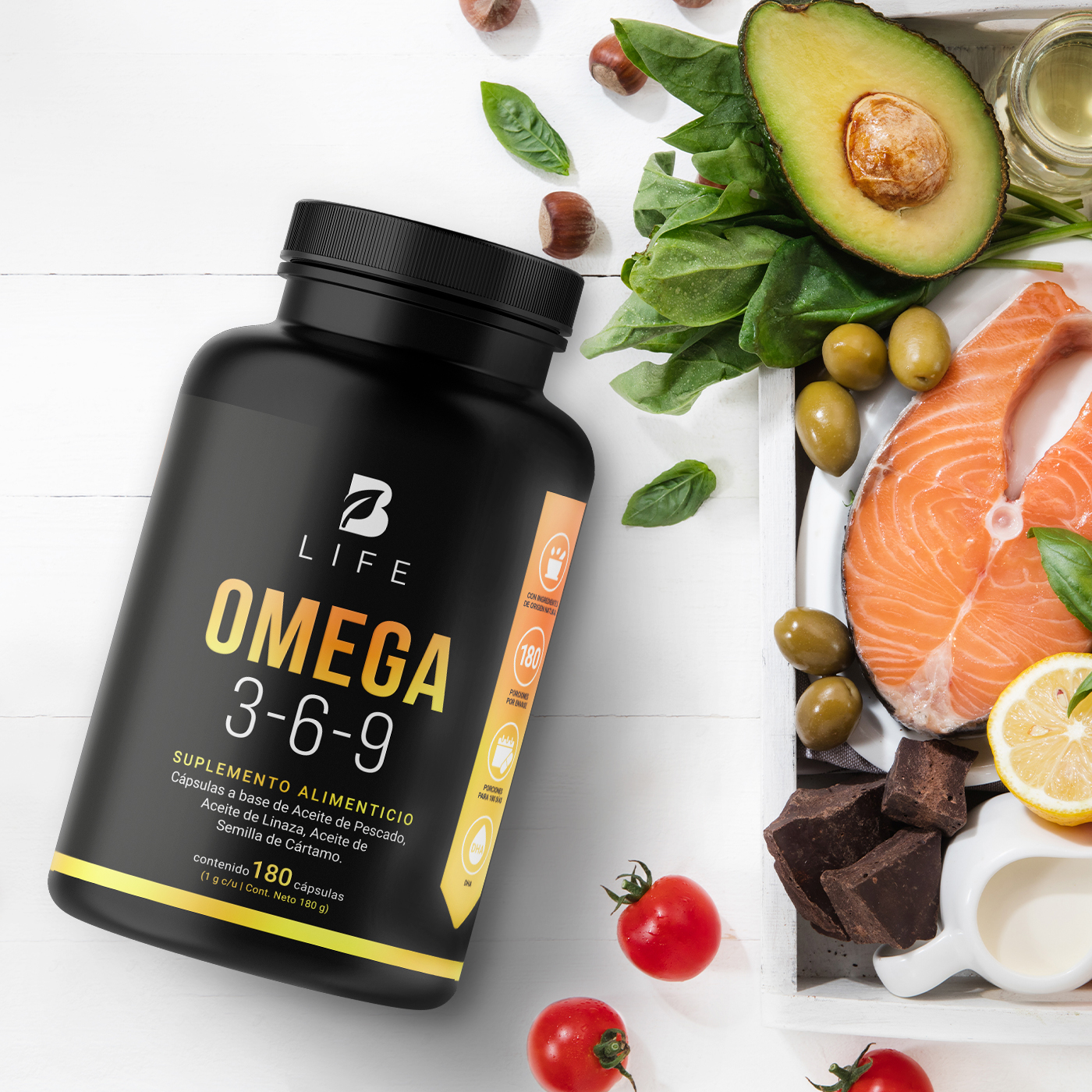 Foto 9 pulgar | Omega 3 - 6 - 9 B Life