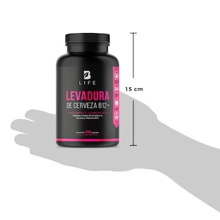 Foto 7 | Suplemento Alimenticio B Life Levadura de Cerveza B12 200 Cápsulas