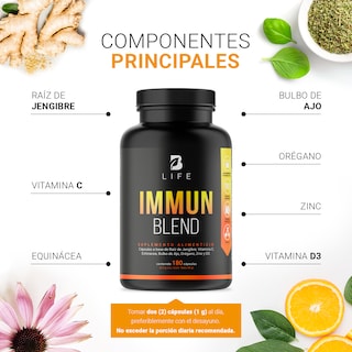 Foto 4 | Immun Blend 180 Cápsulas Ingredientes Naturales Immune Blend B Life