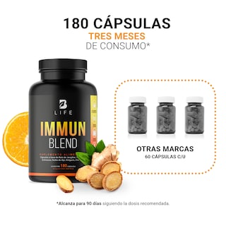 Foto 5 | Immun Blend 180 Cápsulas Ingredientes Naturales Immune Blend B Life