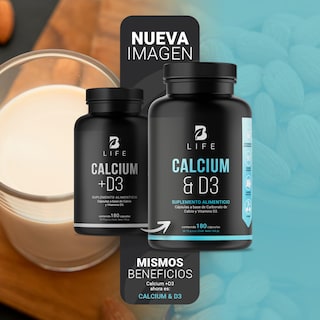 Foto 3 | Suplemento Alimenticio B Life Calcium +D3 180 Cápsulas