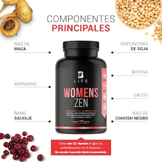 Foto 4 | Womens Zen de 150 Cápsulas Ingredientes Naturales Womens Zen B Life