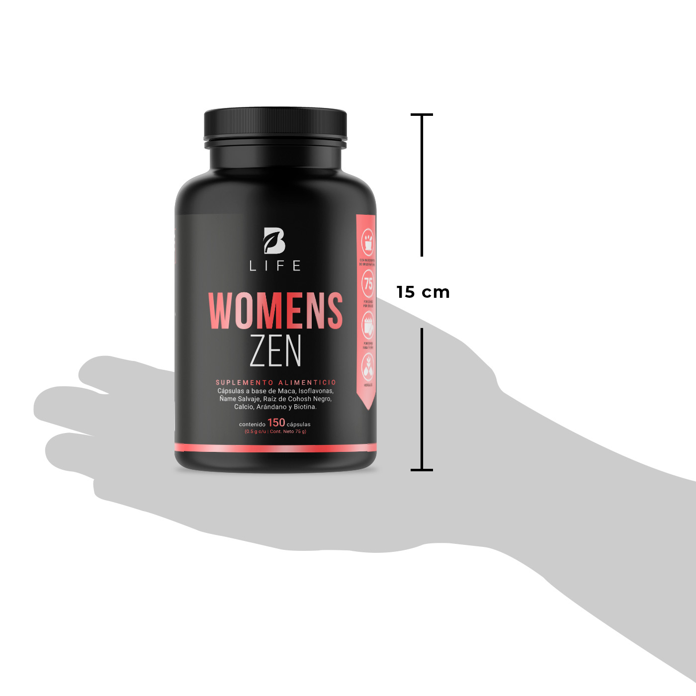 Foto 8 pulgar | Womens Zen de 150 Cápsulas Ingredientes Naturales Womens Zen B Life