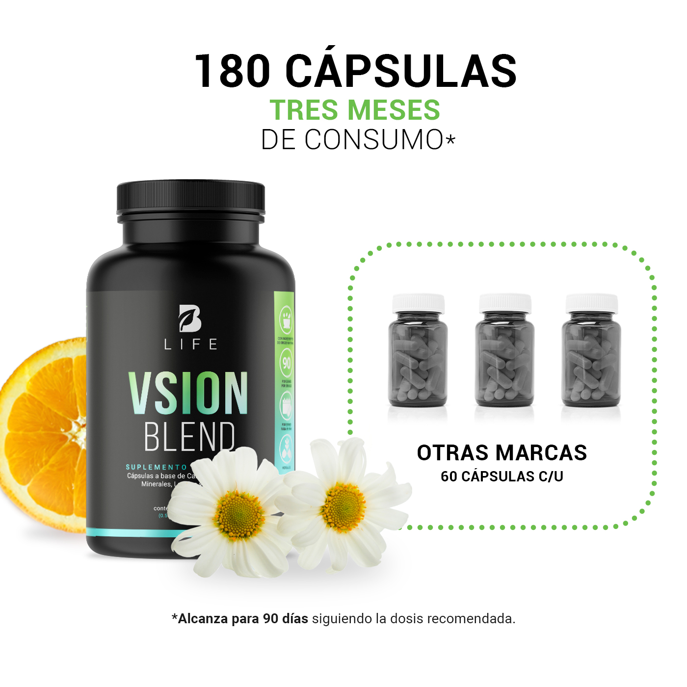 Foto 5 | Suplemento Alimenticio B Life para Visión 180 Cápsulas