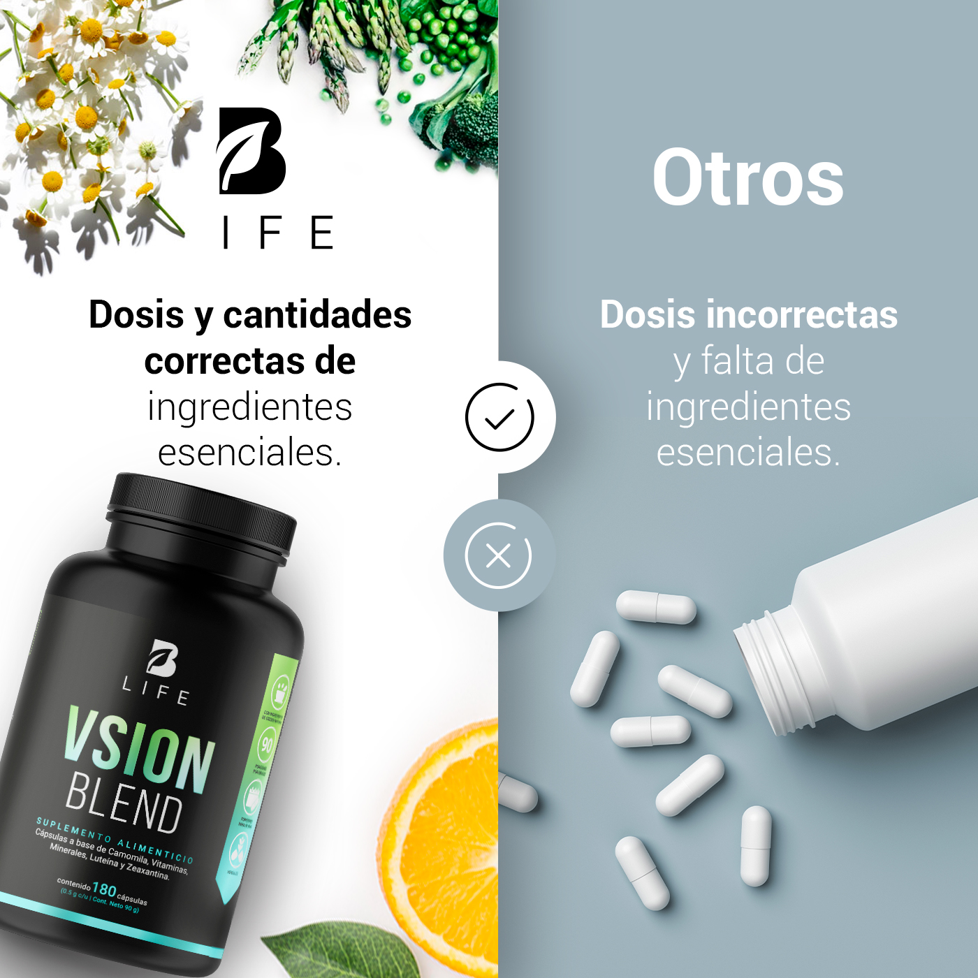 Foto 7 pulgar | Suplemento Alimenticio B Life para Visión 180 Cápsulas