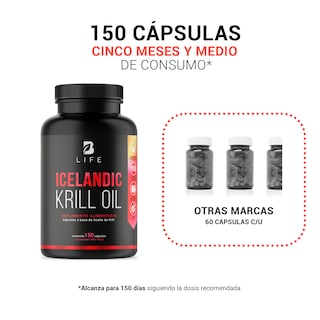 Foto 5 | Suplemento Alimenticio B Life Icelandic Krill Oil 150 Cápsulas