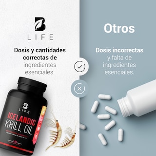 Foto 6 | Suplemento Alimenticio B Life Icelandic Krill Oil 150 Cápsulas