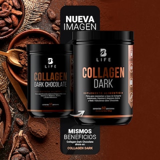 Foto 3 | Suplemento B Life Collagen Dark 60 Porciones