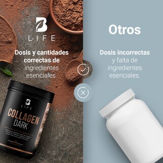 Foto 6 | Suplemento B Life Collagen Dark 60 Porciones