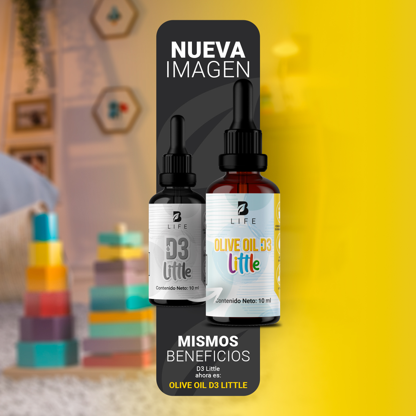 Foto 3 | Gotas de Aceite de Oliva B Life D3 Little 10 Ml