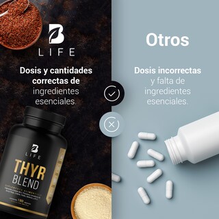 Foto 6 | Thyr Blend 180 Cápsulas Ingredientes Naturales Thyr Blend B Life