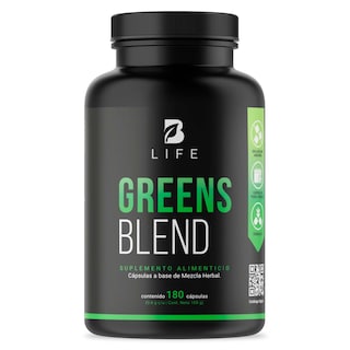 Foto 1 | Suplemento Alimenticio Greens Blend Espirulina Moringa Weathgrass B Life