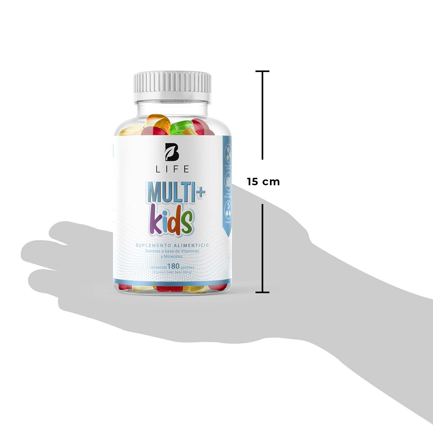 Foto 7 pulgar | Mult Plus Kids Gummies 180 gomitas Sin Azúcar Añadida Ingredientes Naturales Vitaminas y Minerales Mult Plus Kids B Li
