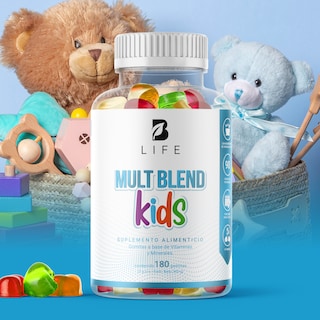 Foto 8 | Mult Plus Kids Gummies 180 gomitas Sin Azúcar Añadida Ingredientes Naturales Vitaminas y Minerales Mult Plus Kids B Li