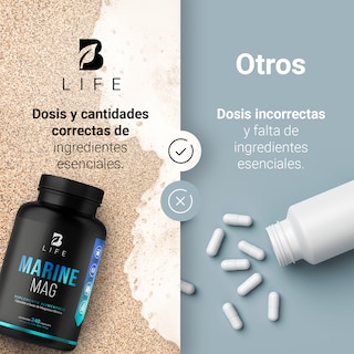 Foto 6 | Suplemento Alimenticio B Life Marine Magnesium 240 Cápsulas